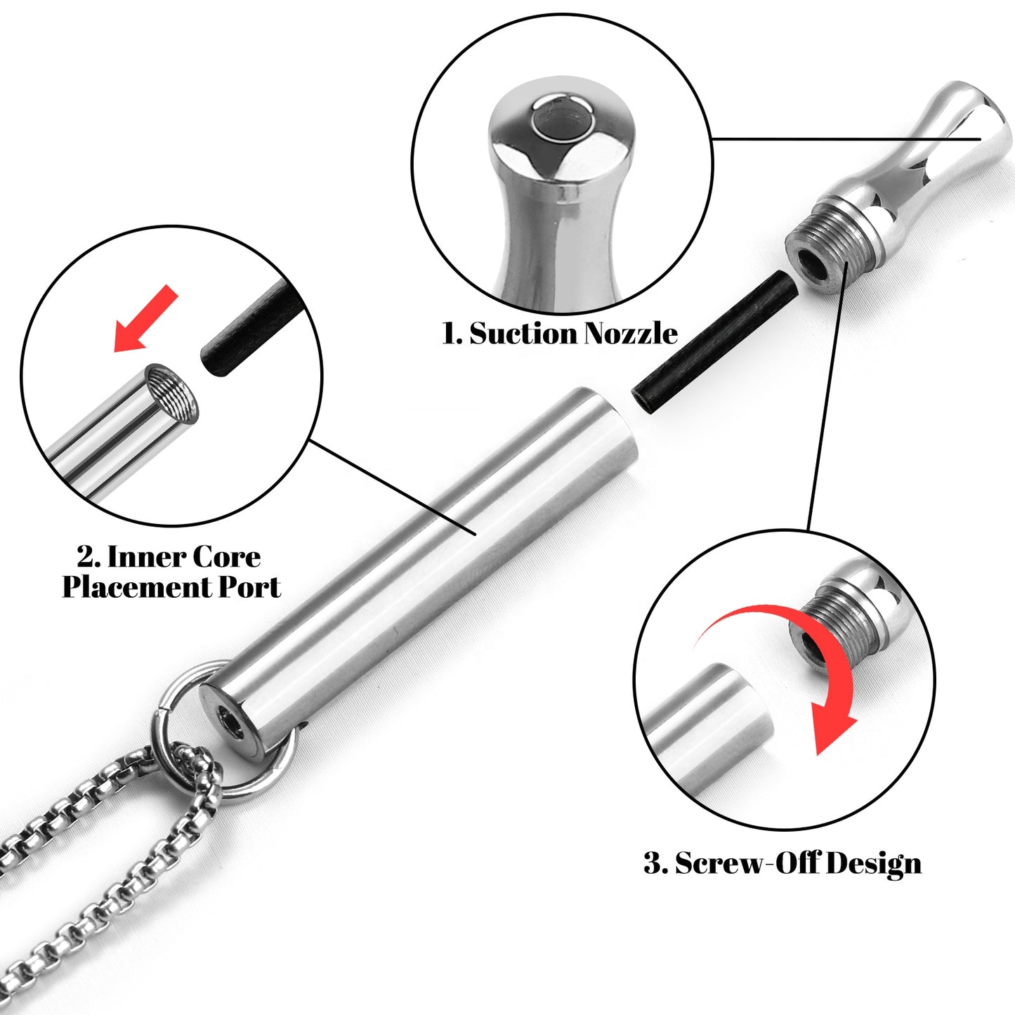 Aeris™ Steel Mouthpiece – помощно средство за отказване от цигарите с вкус по избор